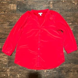 Red blouse from old navy size medium